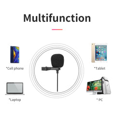 MARY MC-R1 3.5MM PROFESSIONAL LAVALIER MICROPHONE
