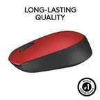 🎯 Logitech M171 Wireless Mouse Choose your style → Grey | Blue | Red