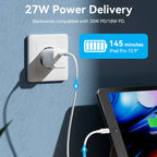 Vention USB 2.0 Type-C Male to Lightning Male 3A Cable White 1M