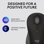 Logitech Signature M550 Regular Wireless Mouse Graphite The Logitech Signature M550 Regular Wireless Mouse in Graphite combines smart technology with everyday comfort. Designed for small to medium hands, it’s the perfect balance