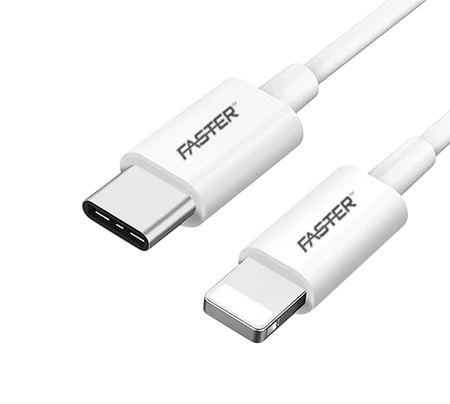 FASTER FC-TP3 Charging Cable, Fast Charging  Cable for Mobile, Type C / Iphone / Micro Cable for Charging, 2.1A