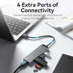 Vention 5-in-1 USB 3.0 Hub 1M