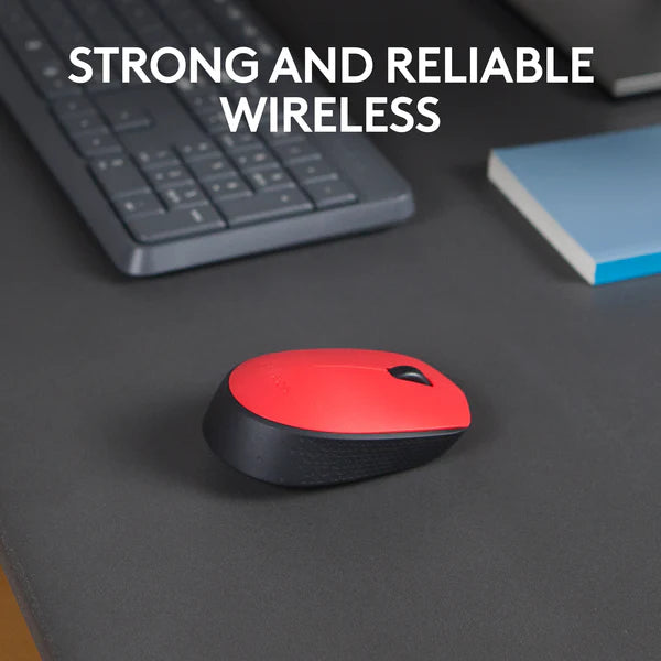 🎯 Logitech M171 Wireless Mouse Choose your style → Grey | Blue | Red