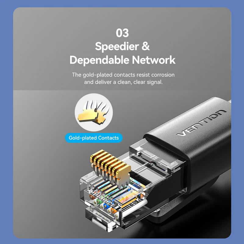 Vention Cat6 UTP Patch Cable 3M Black