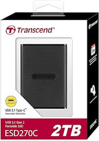 TRANSCEND EXTERNAL SSD ESD270 2TB