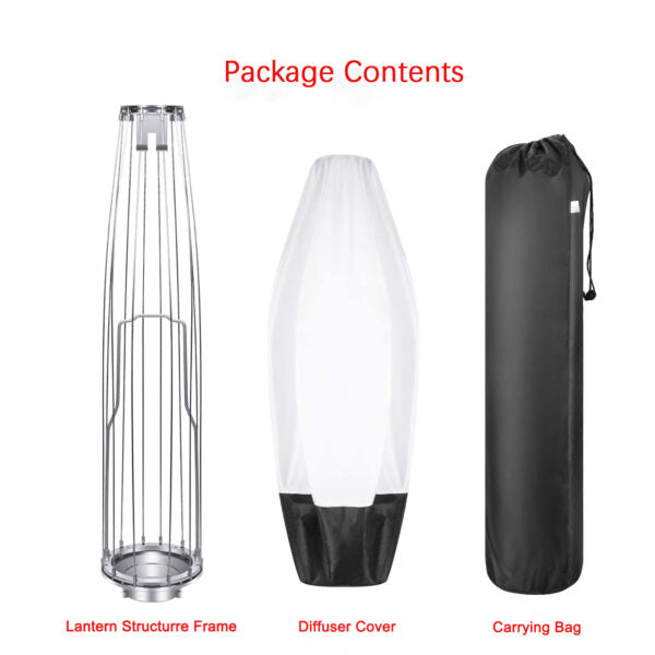Portable Lantern Globe Soft box Diffuse Light Modifier 65cm
