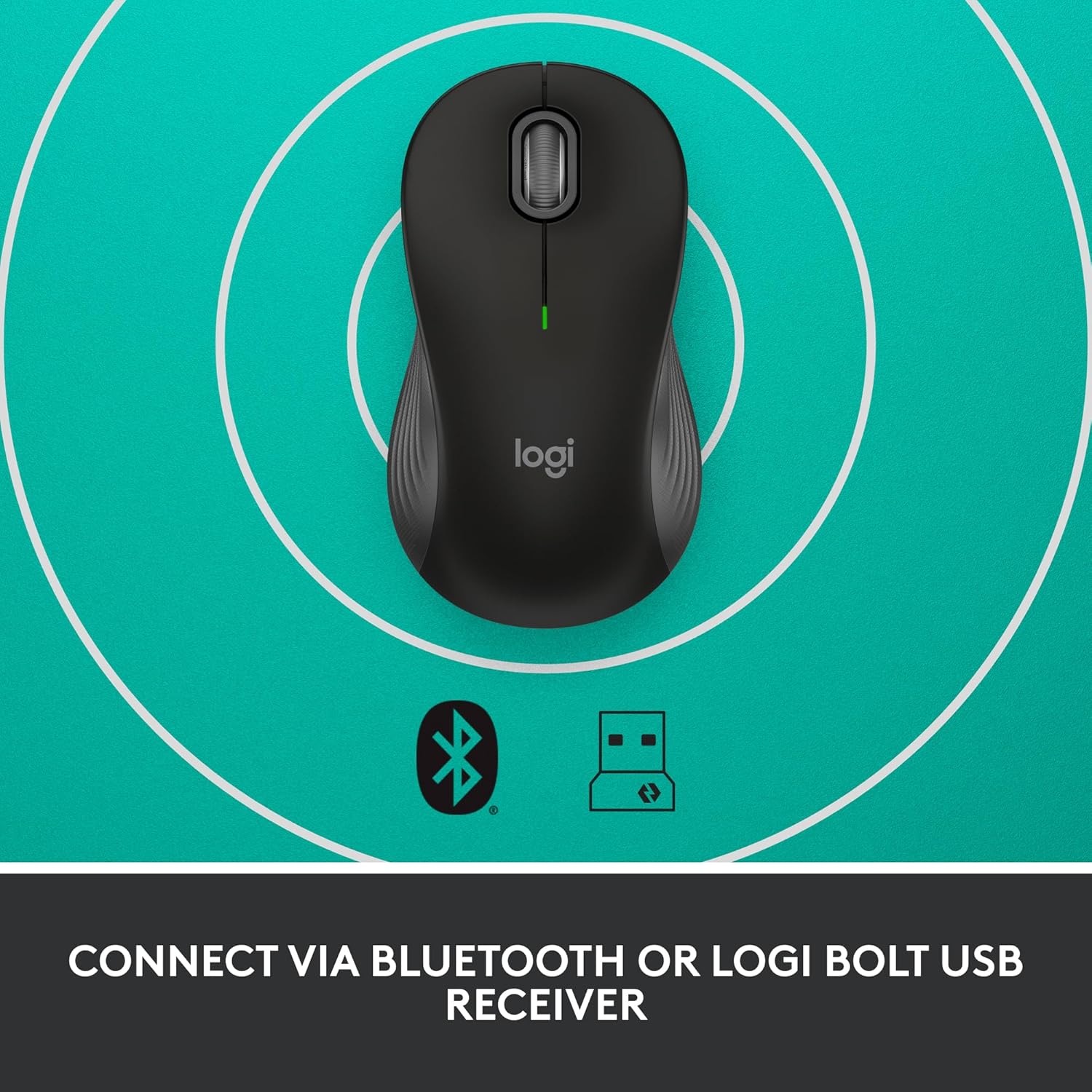 Logitech Signature M550 Regular Wireless Mouse Graphite The Logitech Signature M550 Regular Wireless Mouse in Graphite combines smart technology with everyday comfort. Designed for small to medium hands, it’s the perfect balance