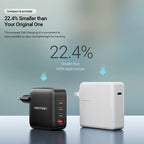 Vention 4-Port USB (C + C + C + A) GaN Charging Kit (140W/140W/30W/30W) EU-Plug Black