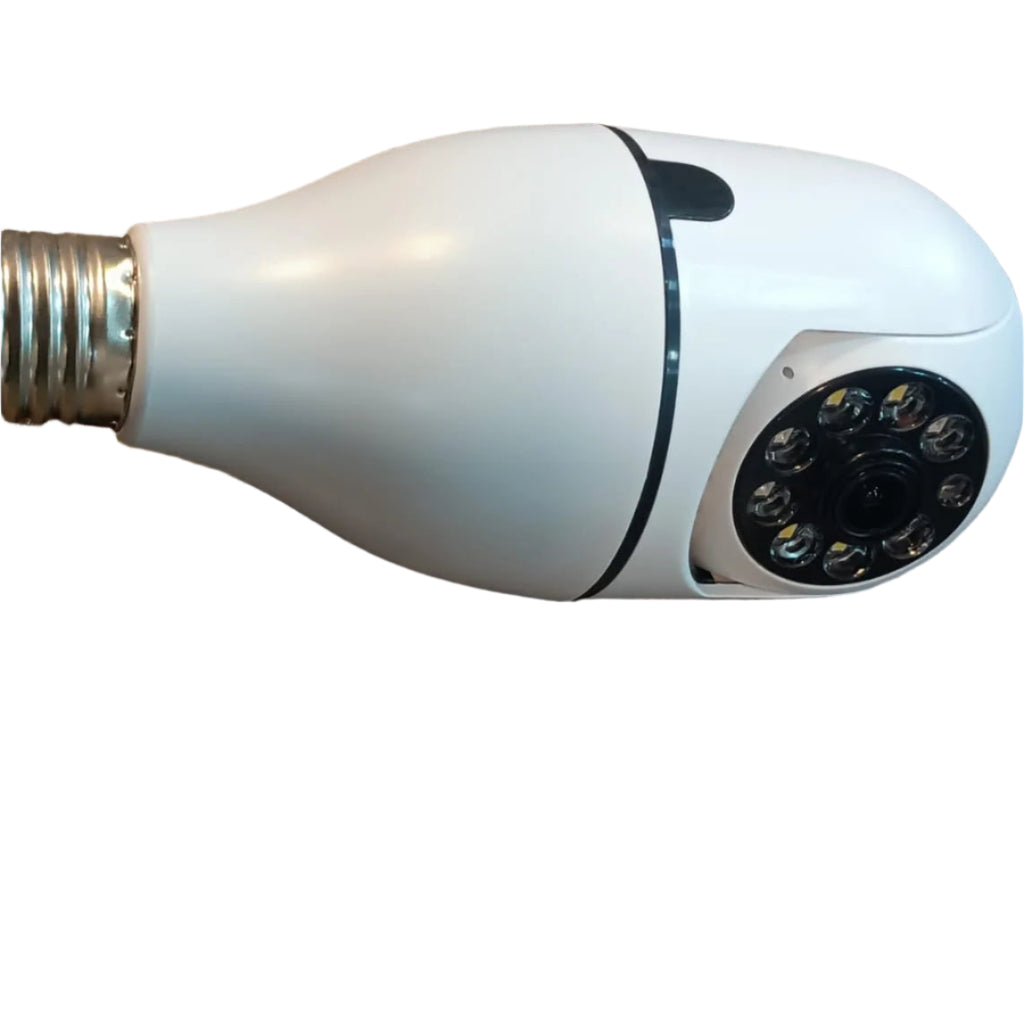 SPEED-X CA-E25 BULB CAMERA 1080P WIFI 360 DEGREE PANORAMIC NIGHT VISION TWO-WAY AUDIO MOTION DETECTION WITH V380 PRO APP
