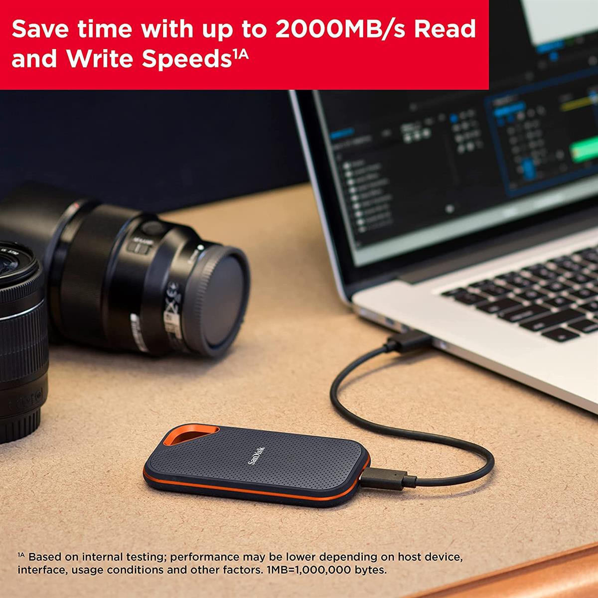 SanDisk Extreme Portable SSD - 1TB