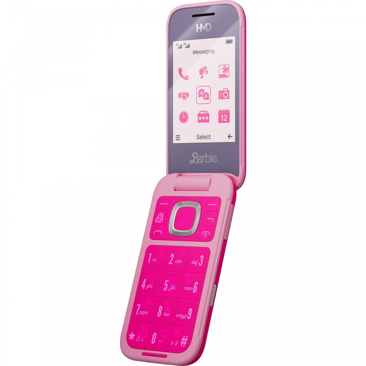 Nokia HMD Barbie Flip (4G Dual Sim Power Pink) With Official Warranty