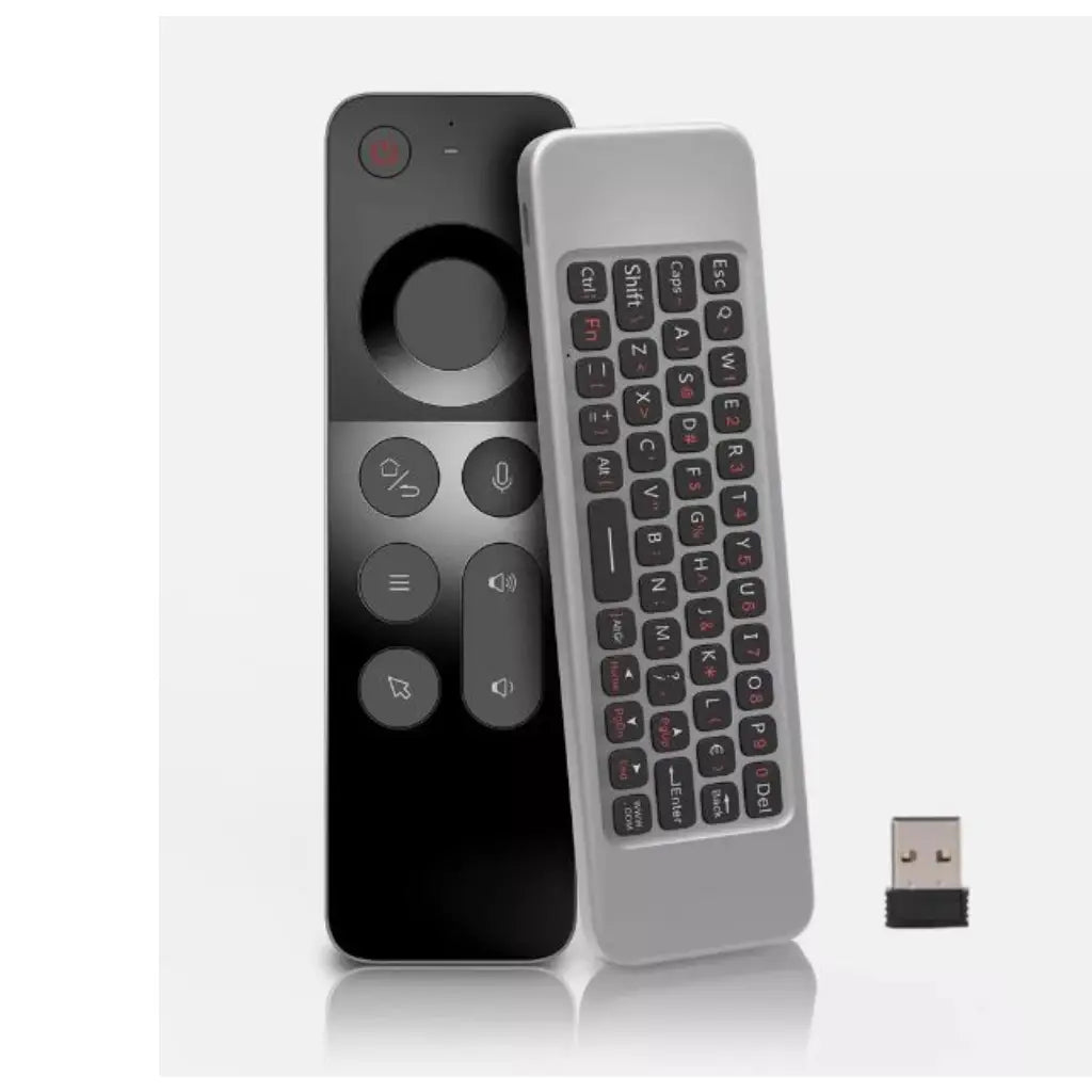 Air Mouse Remote Control With Motion Sensing 2.4GHZ Wireless W3 VWeChip 4-in-1 Voice Remote
