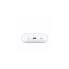 White wireless earbud case on a white background