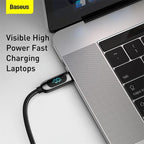 Baseus Digital Display Fast Charging Data Cable Type C To Type C 100W