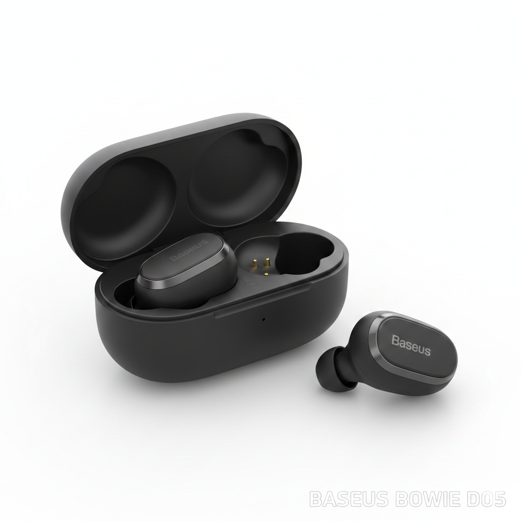 Baseus Bowie D05 True Wireless Earbuds – Deep Bass & Clear Calls
