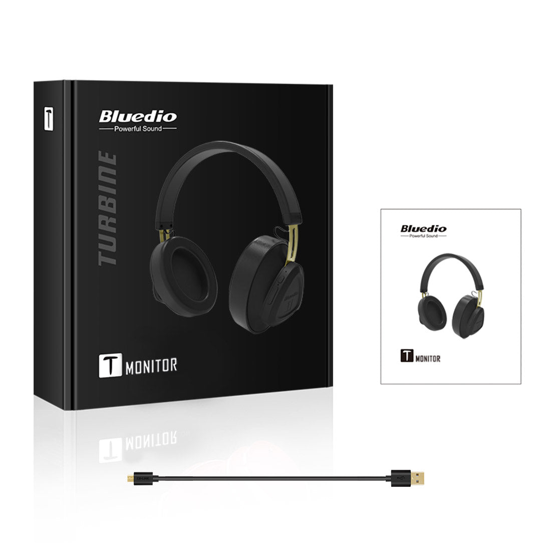 Bluedio T-Monitor Wireless Headset – 57mm Drivers & 30H Playtime