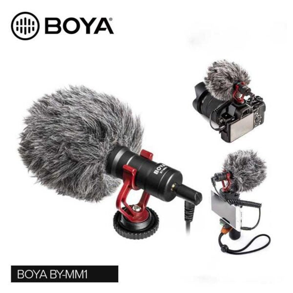 Boya BY-MM1 Universal Cardiod Shotgun Microphone With 3 Year Warranty