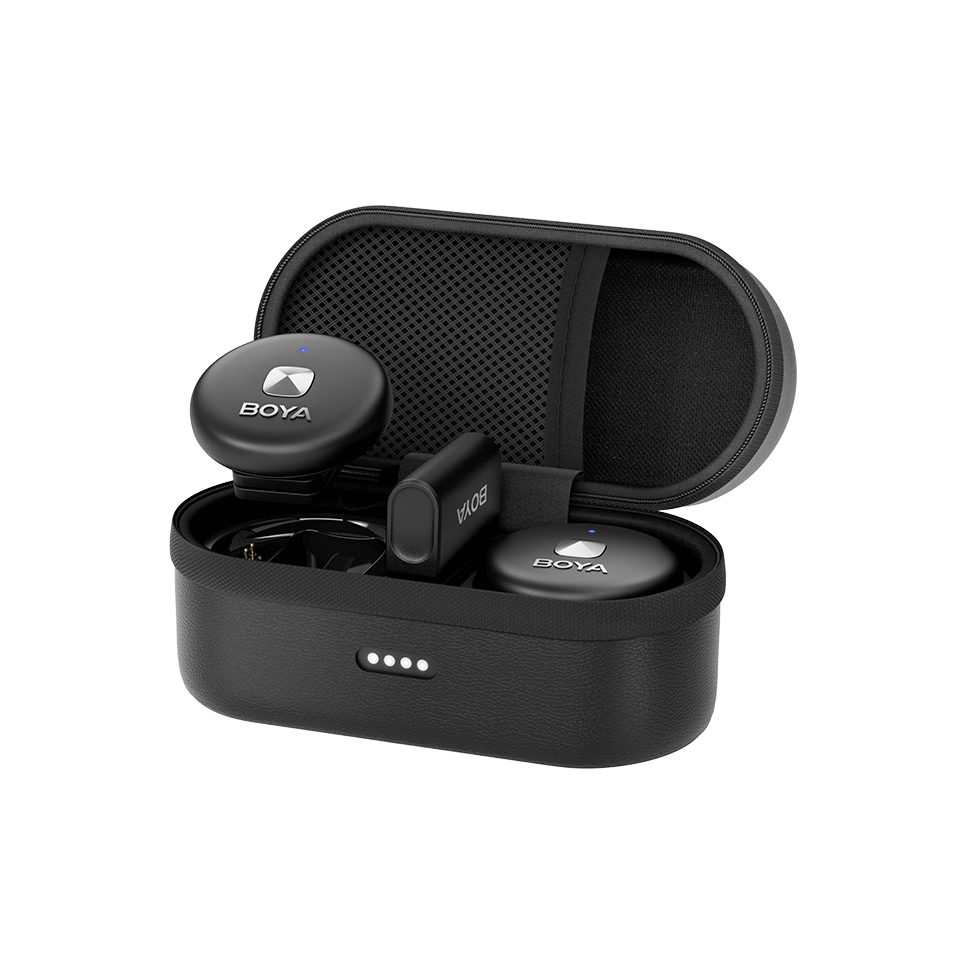 BOYA Omic D Dual Wireless Microphone For I Phone Lighting Adaptor ( Black ) With 3 Year WarrantyBOYA Omic D Dual Wireless Microphone For I Phone Lighting Adaptor ( Black ) With 3 Year Warranty