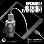 SPACE CC-155 DUAL USB PORT METAL Car Charger