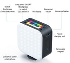 Mamen RGB Do2 LED Fill Light Double-Sided Portable LED Light