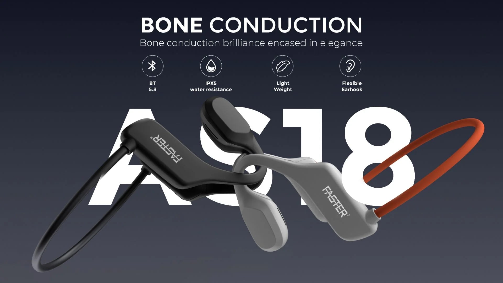 Bone Conduction Bluetooth - AS18