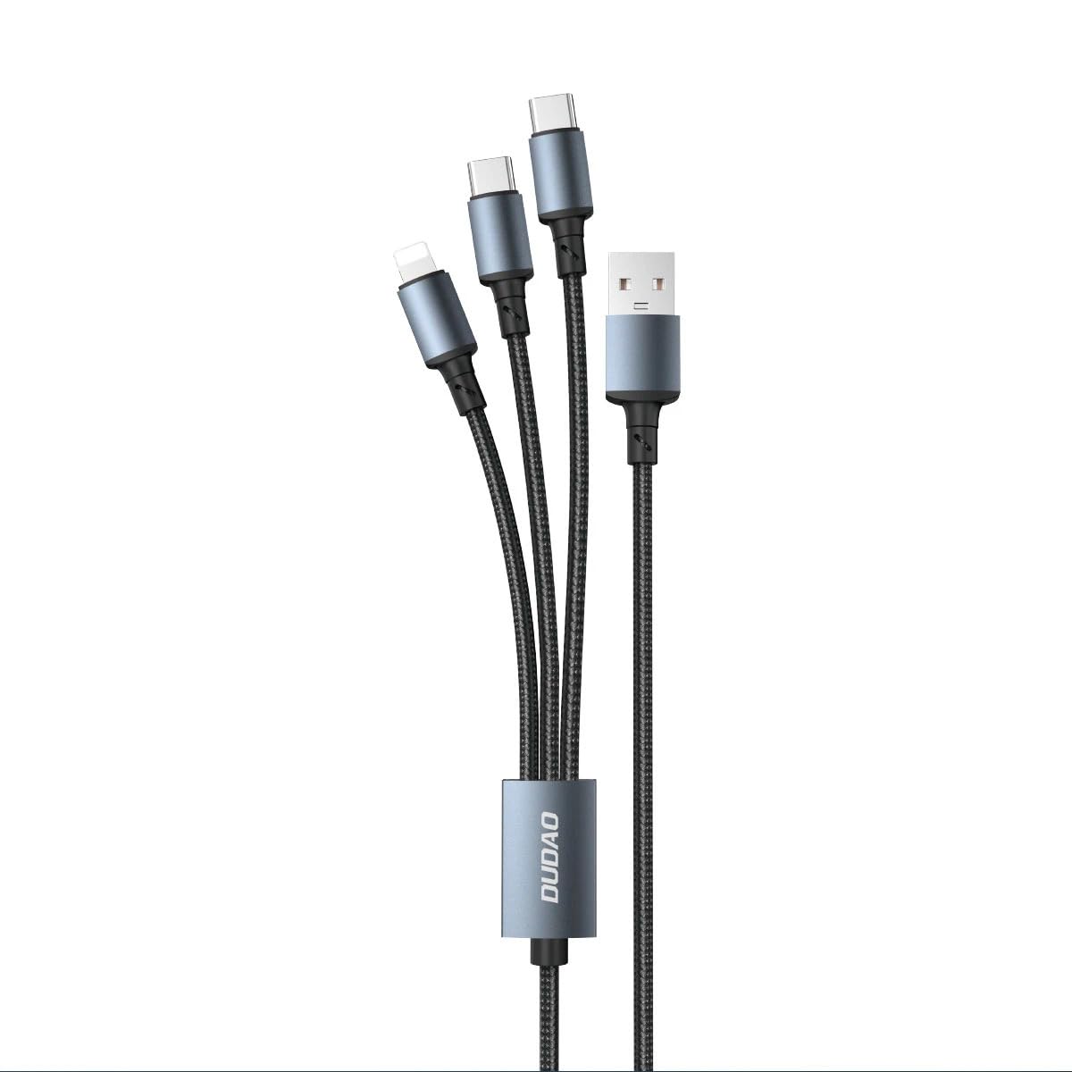 DUDAO TGL2+ 6A 3 IN 1 SUPER FAST CHARGING CABLE 1.2M