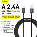 Baseus Superior Series Fast Charging Data Cable USB to iP 2.4A