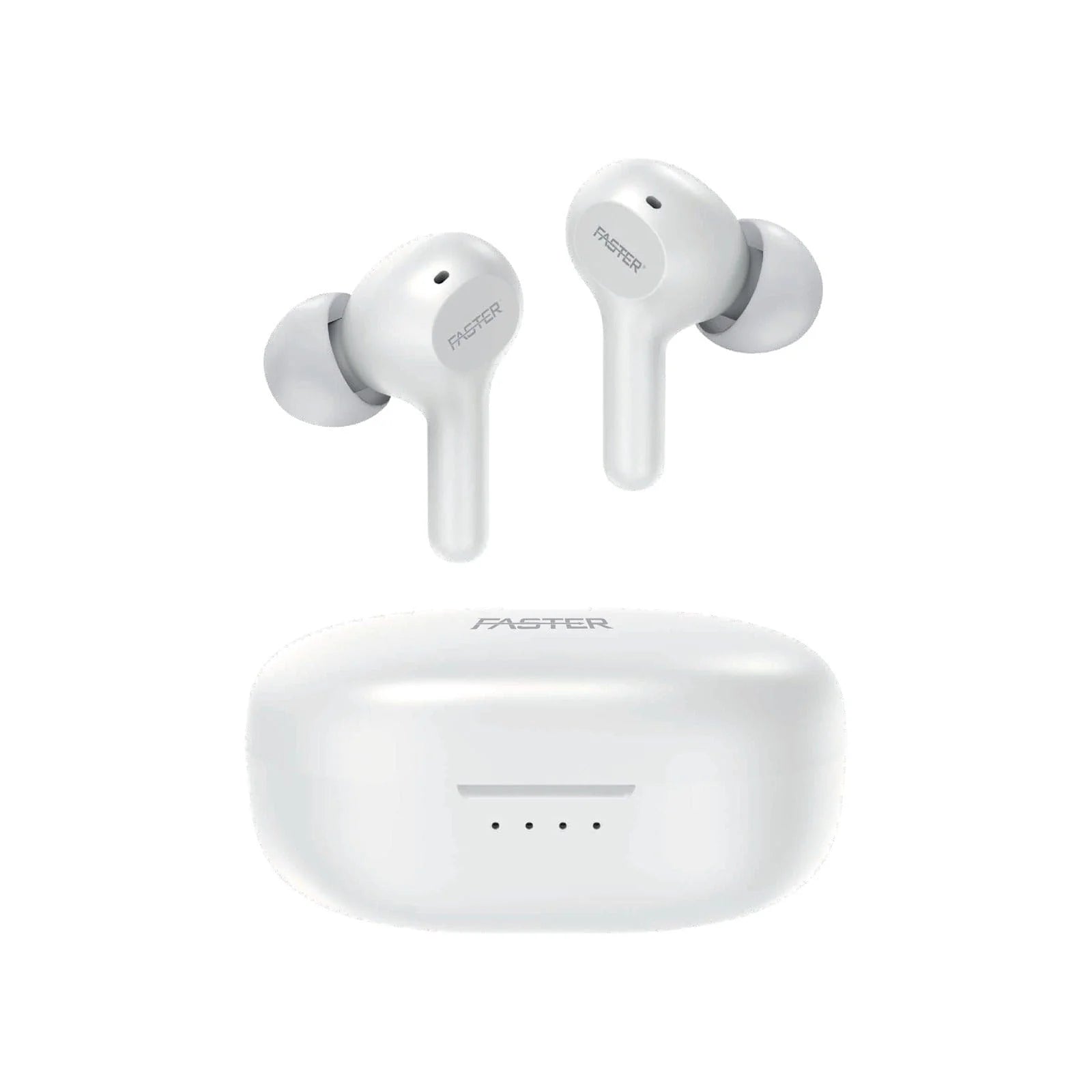 FASTER S50 POWERFUL BASS EARBUDS  (Black & White)