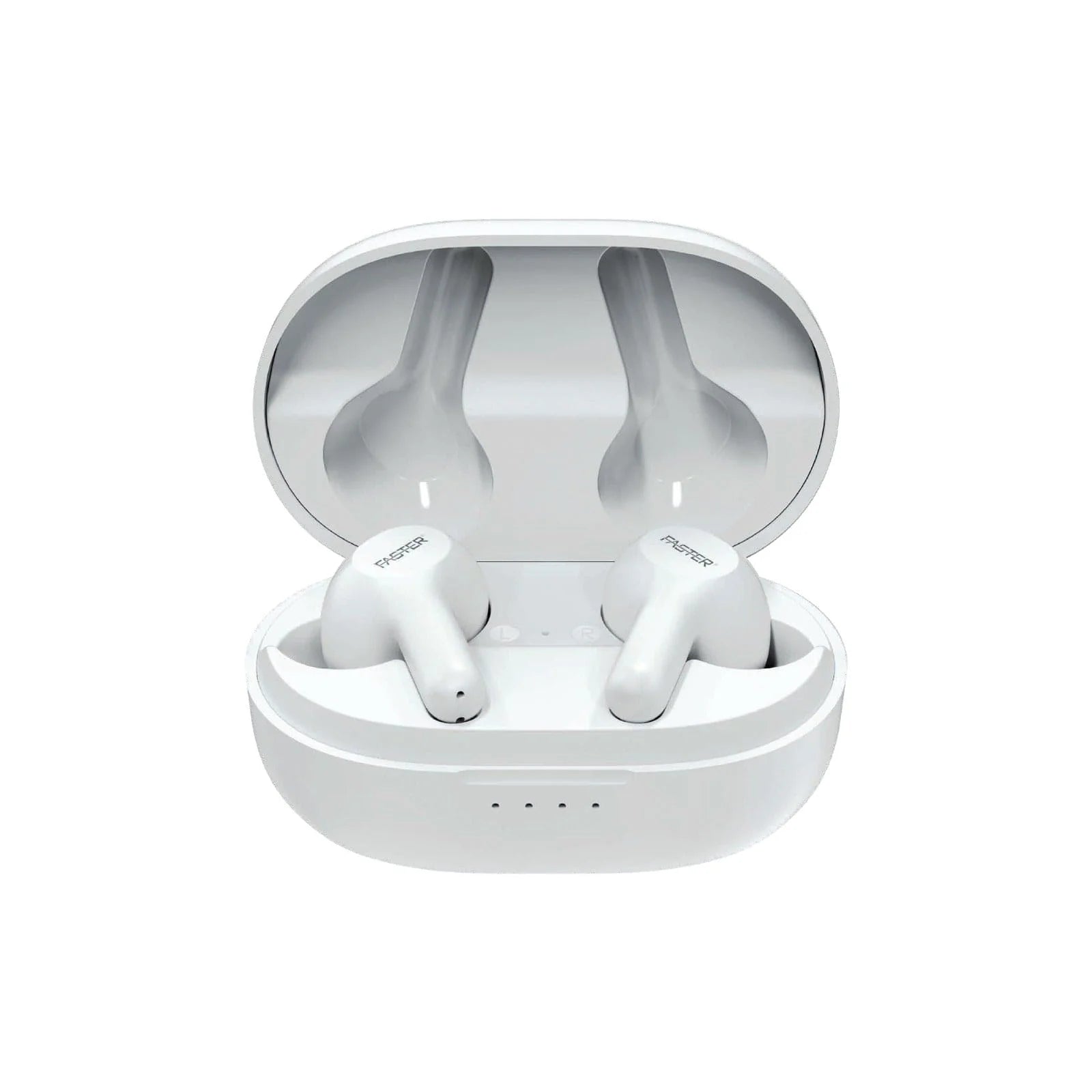 FASTER S50 POWERFUL BASS EARBUDS  (Black & White)