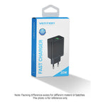 Vention 2-Port USB(A+C) Wall Charger (18W/20W) EU-Plug White