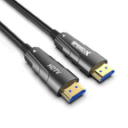 Speed-x 15m Fiber Hdmi Cable 2.0/2.1 Aoc(active Optical Cable) 30awg Copper Support 4k 8k Uhd (full Length)
