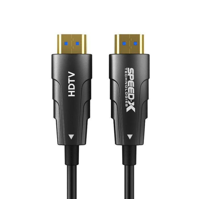 Speed-x 15m Fiber Hdmi Cable 2.0/2.1 Aoc(active Optical Cable) 30awg Copper Support 4k 8k Uhd (full Length)
