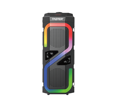 FASTER Rainbow-7 Powerful Bass Wireless Speaker With Mic 20w