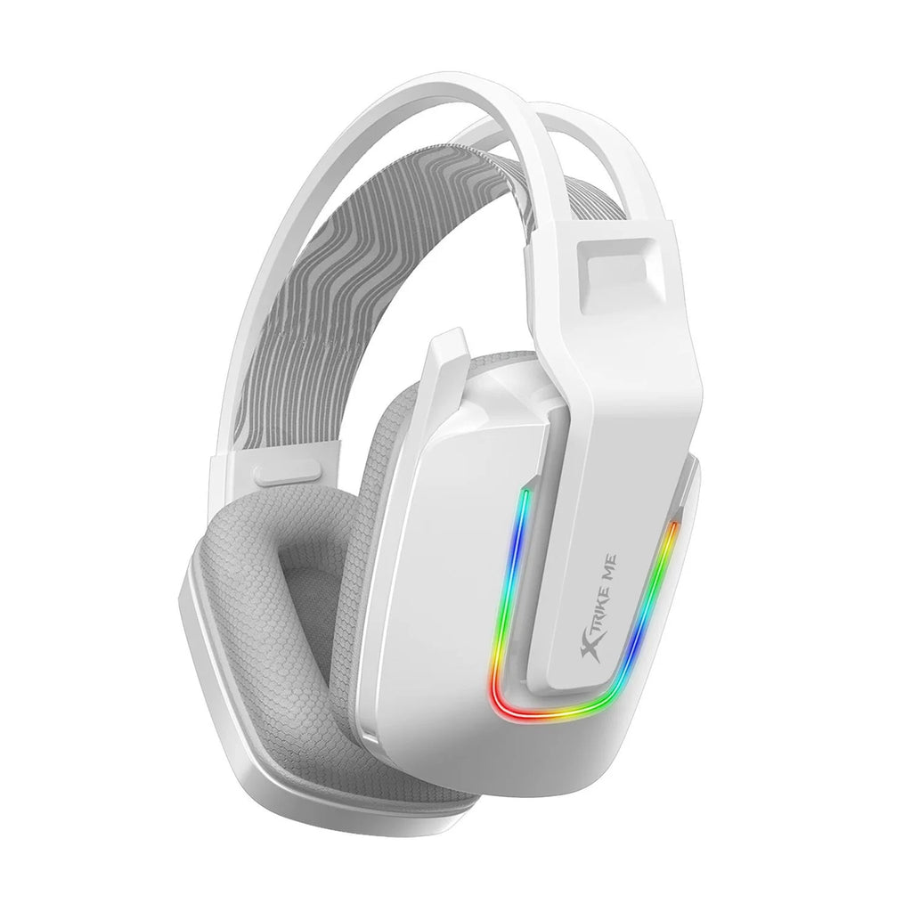 Xtrike Me Gh712 Rgb Gaming Headset With Noise Reduction Microphone White & Black