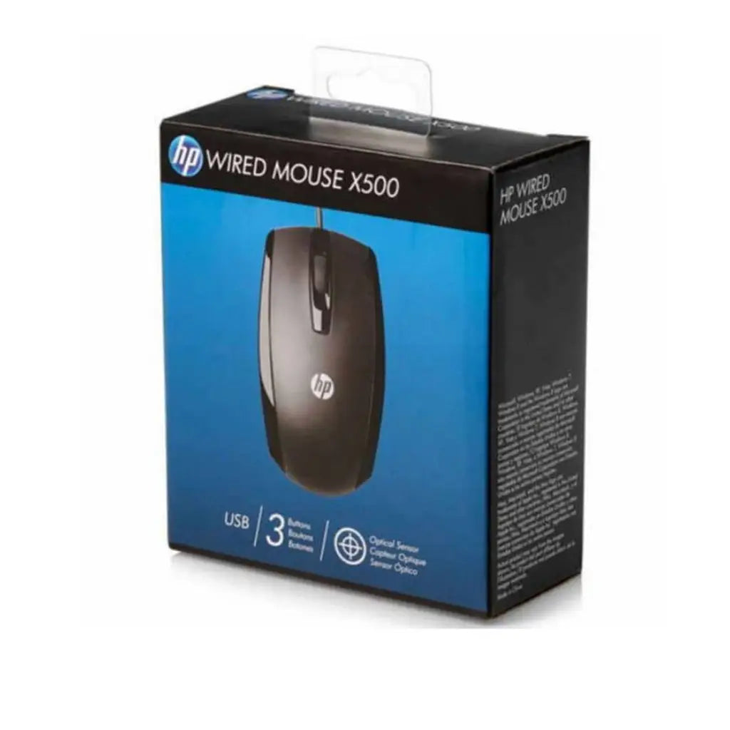 HP X500 Optical Wired USB Mouse