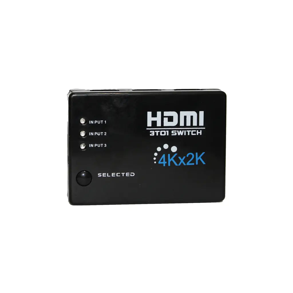 HDMI 3x1 switch with 4Kx2K support on a white background