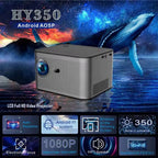 Y350 ANDROID 11.0V (CPU ALL WINNER H713) SMART PROJECTOR 2GB+32GB DUAL SPEAKER 1080P WITH DUAL BAND WIfI 6 AND BLUETOOTH 5.0 BRIGHTNESS (LUMENS) 580 ANSI SUPPORT 4K