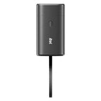 TEL Power Bank Easy 1 20000mAh front view in black with LED battery indicator lights and ITEL branding.