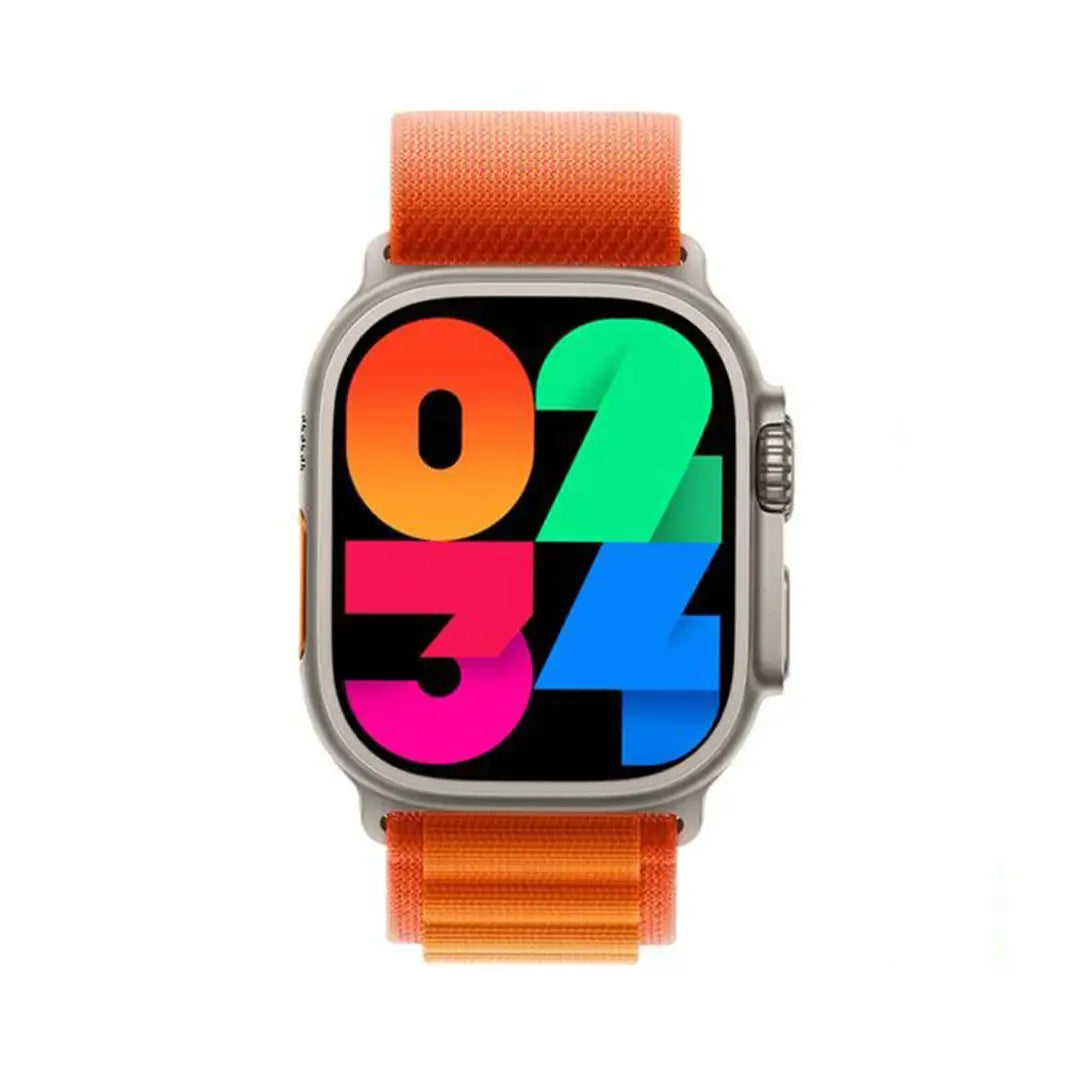 JS9 ULTRA MAX 2.12 Inch Amoled Screen Smart Watch Ultra 49mm Men Series 8 Nfc Wireless Charging Sports Watch WITH Wearfifit Pro APP (Orange)