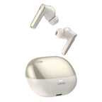 Wireless earbuds with charging case on a white background, featuring the brand 'LONIO'.