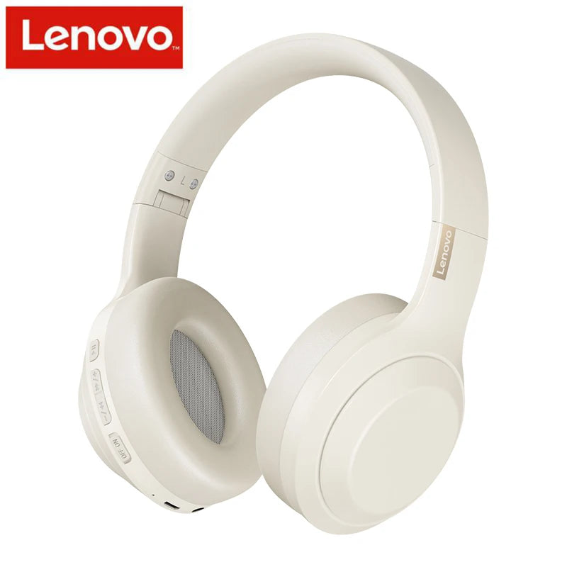 Lenovo TH10 Wireless Over-Ear Headphones – Bluetooth 5.1, ANC, Rich Bass & Long Battery Life