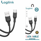 Logilink Type C To Type C Silicone Fast Charging Data Cable 1m (1 Year Warranty) Black