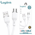 Logilink Type C To Type C Silicone Fast Charging Data Cable 1m (1 Year Warranty) White