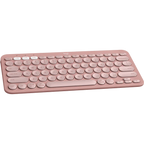 Logitech K380s Pebble Keys 2 Bluetooth Wireless Keyboard – White & Rose