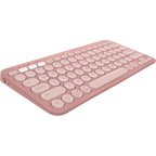 Logitech K380s Pebble Keys 2 Bluetooth Wireless Keyboard – White & Rose