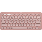 Logitech K380s Pebble Keys 2 Bluetooth Wireless Keyboard – White & Rose