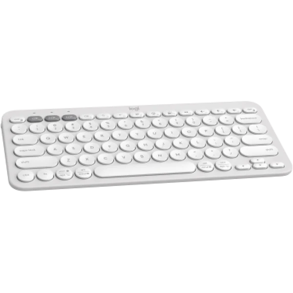 Logitech K380s Pebble Keys 2 Bluetooth Wireless Keyboard – White & Rose