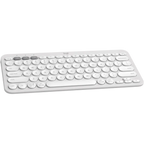 Logitech K380s Pebble Keys 2 Bluetooth Wireless Keyboard – White & Rose