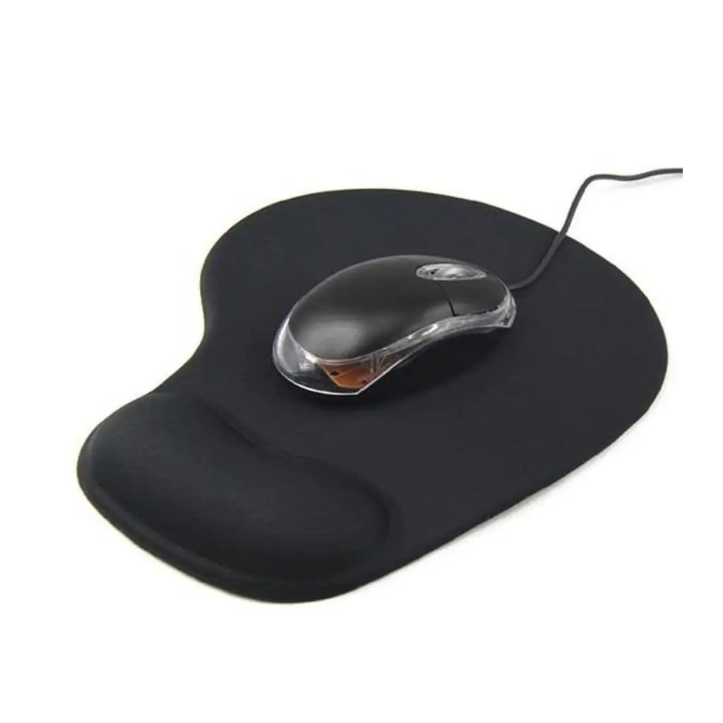 Mouse pad with gel wrist support