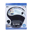 Mouse pad with gel wrist support